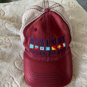 Newport Rhode Island Red and Tan Cap